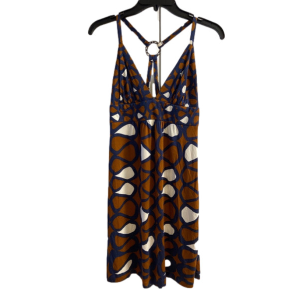 Trina Turk Dresses & Skirts - TRINA TURK - brown/blue 100% silk mini dress, Sz 8